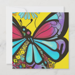 Schöne Butterfly Feiertagskarte