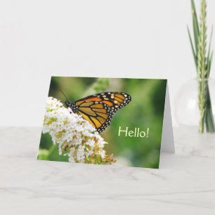 Schöne Butterfly-Grußkarte Karte