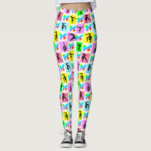 SCHÖNE BUTTERFLY GYMNASTICS MÄDCHEN LEGGINGS