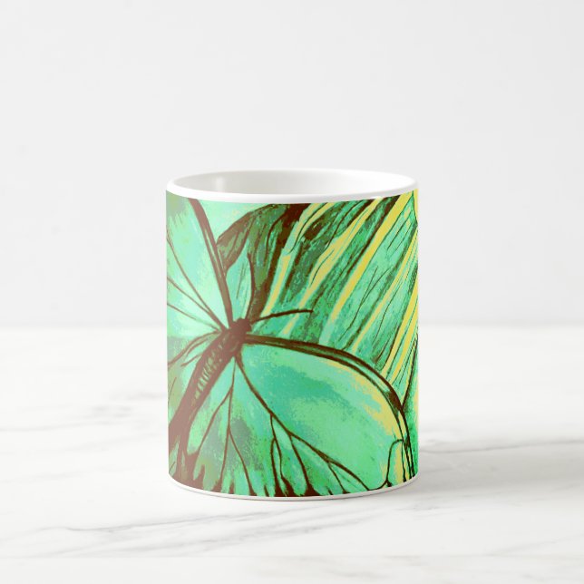 Schöne Butterfly Kaffeetasse (Mittel)