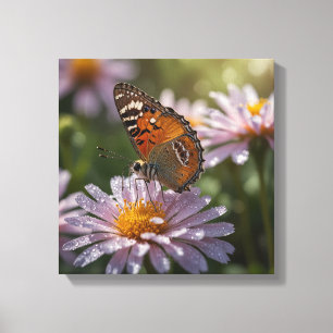 Schöne Butterfly Leinwanddruck