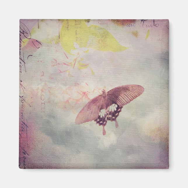 Schöne Butterfly Magnet (Vorne)