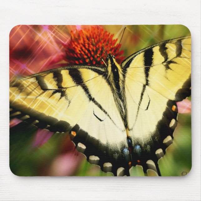 Schöne Butterfly Mouse Pad Mousepad (Vorne)