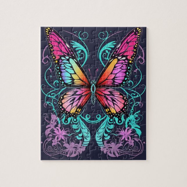 Schöne Butterfly Puzzle (Vertikal)
