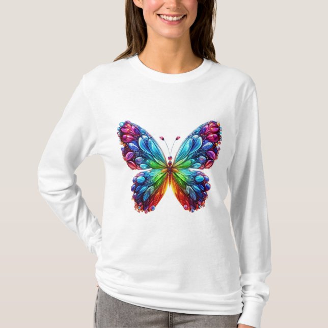 Schöne Butterfly T-Shirt (Vorderseite)