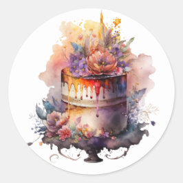 Schöne Cake Sticker