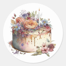 Schöne Cake Sticker
