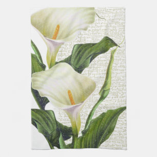 Schöne Calla-Lilien Handtuch