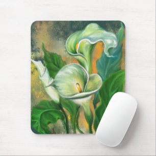 Schöne Calla Lily Blume Malerei Maus Pad Mousepad