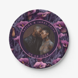 Schöne Calle Lilies Teller für Hochzeitsfeier