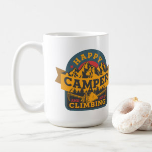 Schöne Campingausflüge und viel Spaß beim Wandern Kaffeetasse
