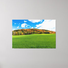Schöne Canvas mit Aussicht auf den Herbst Print Leinwanddruck