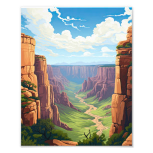 Schöne Canyon Landschaft Fotodruck