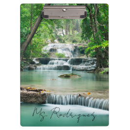 Schöne Cascading Waterfall Clipboard Klemmbrett