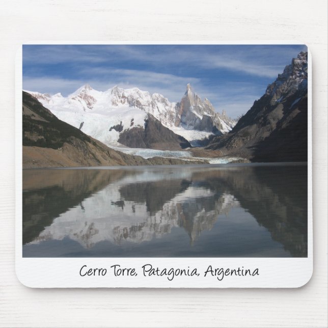 Schöne Cerro Torre , Patagonia, Bergsicht Mousepad (Vorne)