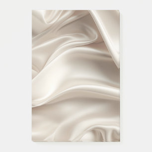 Schöne Champagne-Gold Romantische Faux-Satin-Hochz Post-it Klebezettel