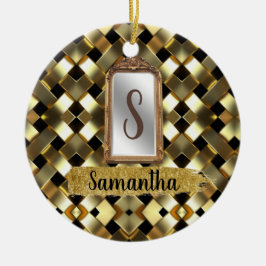 Schöne Chic Girly Mirror Elegantes Tagesgeschenk Keramik Ornament