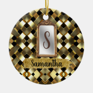 Schöne Chic Girly Mirror Elegantes Tagesgeschenk Keramik Ornament