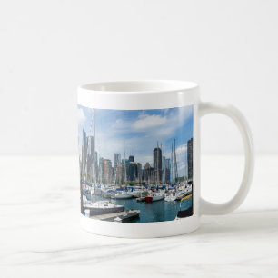 Schöne Chicago Harbour Kaffee Tasse