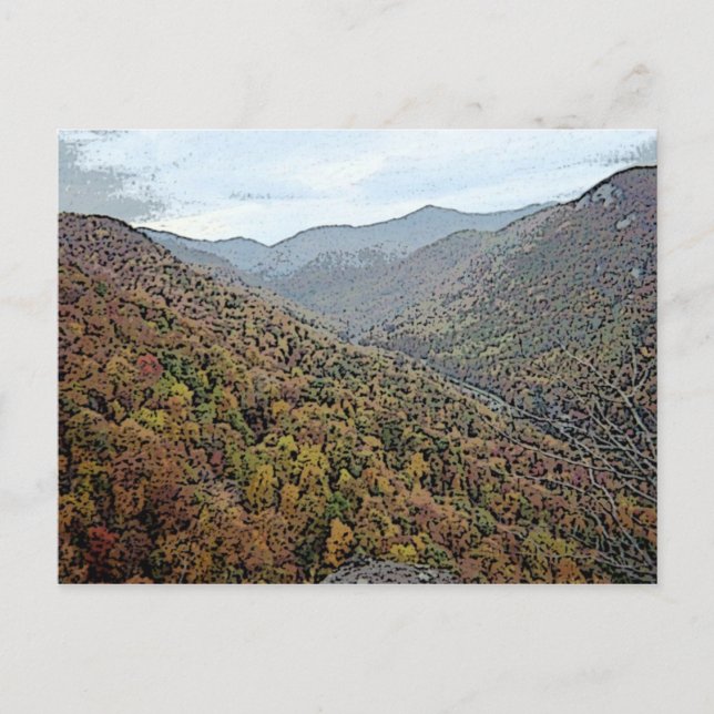 Schöne Chimney Rock Postcard Postkarte (Vorderseite)