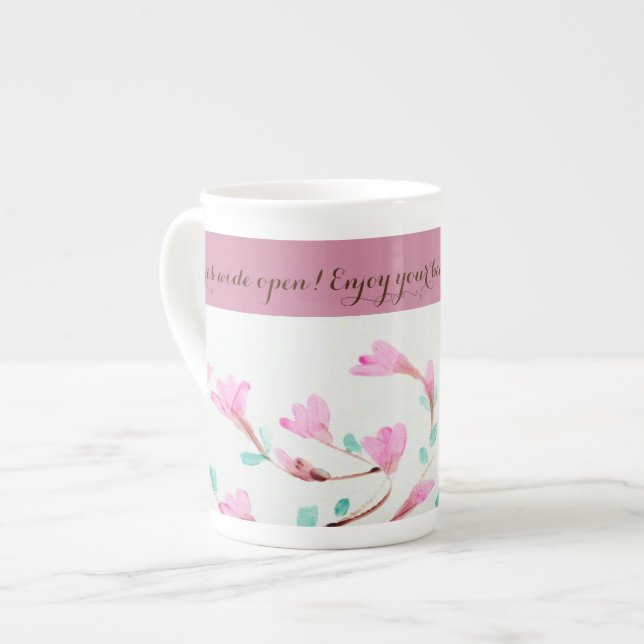 Schöne China Tasse (Vorderseite Links)