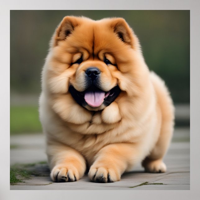 Schöne Chow Chow Poster (Vorne)