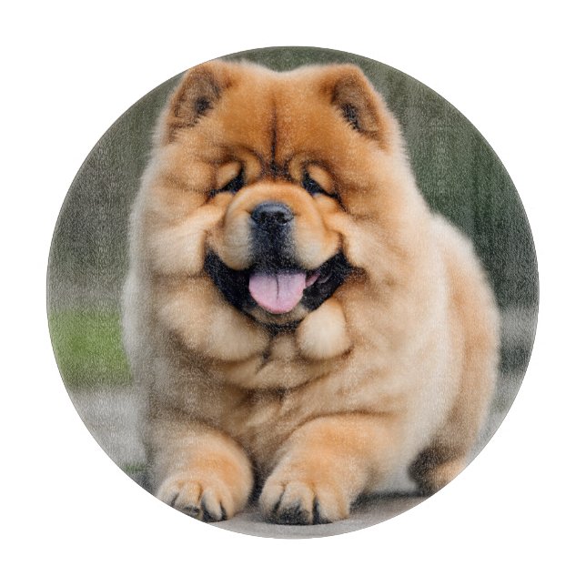 Schöne Chow Chow Schneidebrett (Vorderseite)