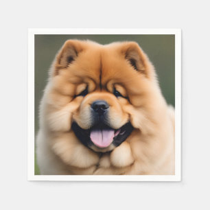 Schöne Chow Chow Serviette