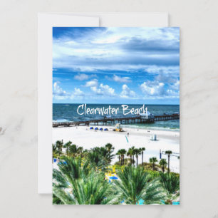 Schöne Clearwater Beach, Florida Karte