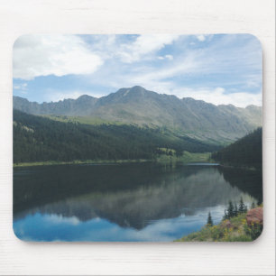 Schöne Colorado-Berge und See-Mausunterlage Mousepad