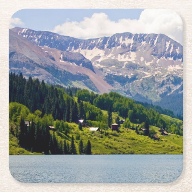 Schöne Colorado Landschaft Untersetzer Set (Vorderseite)