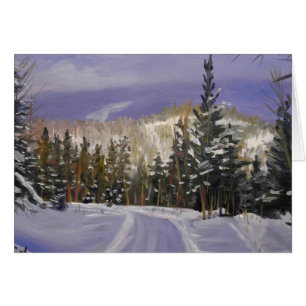 Schöne Colorado-Schneeszene