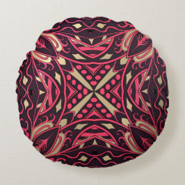 Schöne complicatedl Marokkanerverzierung Rundes Kissen