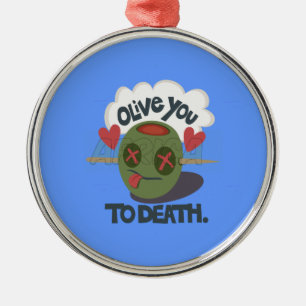 Schöne Cool Ich liebe Afrika Kunst Silbernes Ornament