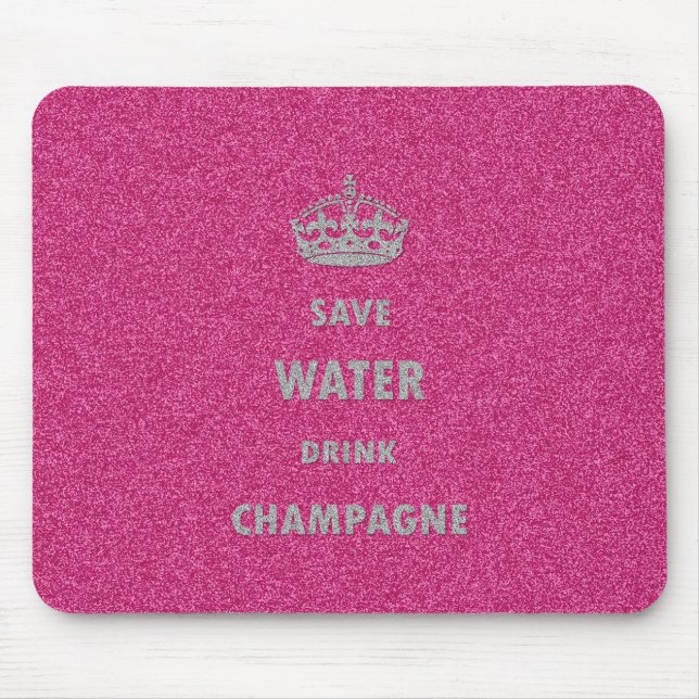 Schöne coole, gürmisch gerettet Wasser trinken Cha Mousepad (Vorne)