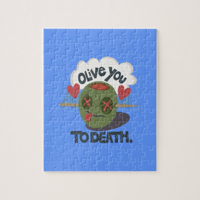 Schöne Coole I Liebe Afrika Kunst Puzzle (Vertikal)