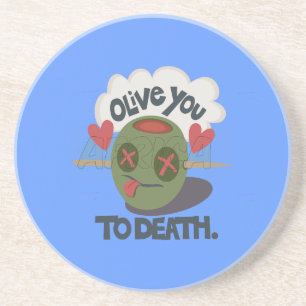 Schöne Coole I Liebe Afrika Kunst Sandstein Untersetzer