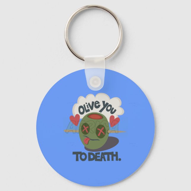 Schöne Coole I Liebe Afrika Kunst Schlüsselanhänger (Vorderseite)