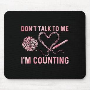 Schöne Crocheting Art and Men Crocheter Crocheter  Mousepad