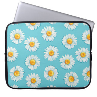 Schöne daisy Blume nahtlos Muster Laptopschutzhülle