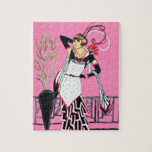 Schöne Dame 2 Rätsel Puzzle