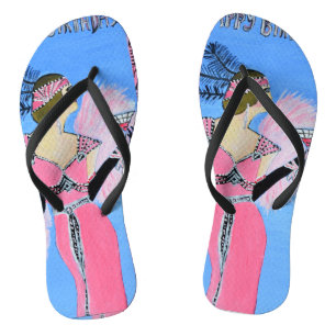 Schöne Dame Flip Flops