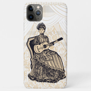 Schöne Dame mit Gitarre Case-Mate iPhone Hülle