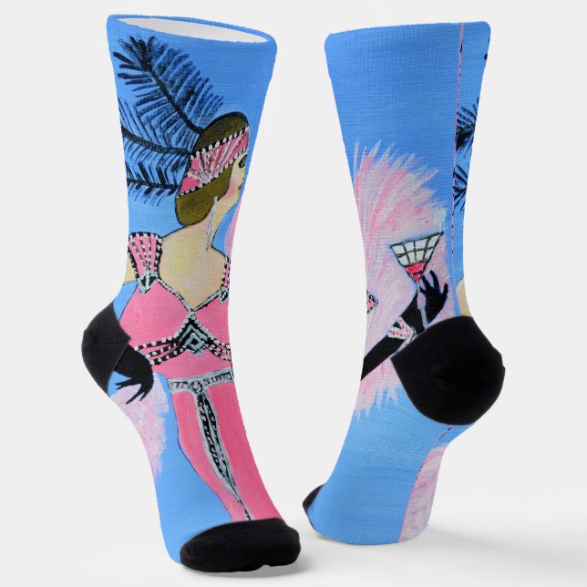 Schöne Damen Socken  (Gewinkelt)