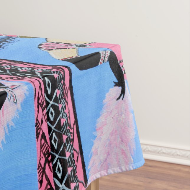 Schöne Damendecke Tischdecke (Beispiel)