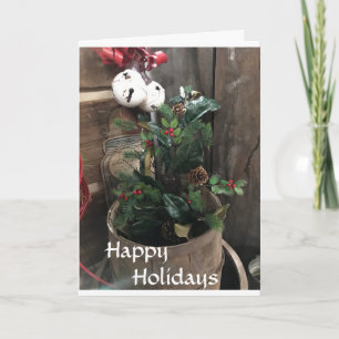 **SCHÖNE DEKOR UND CHRISTMAS WISHER** URLAUB C FEIERTAGSKARTE