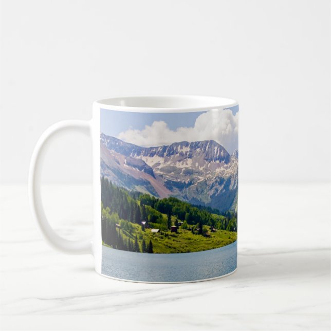 Schöne Déver-Landschaft Coffee Tasse (Links)