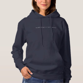 Schöne Dinge Basic Hoodie für Damen