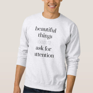 Schöne Dinge Herren Basic Sweatshirt