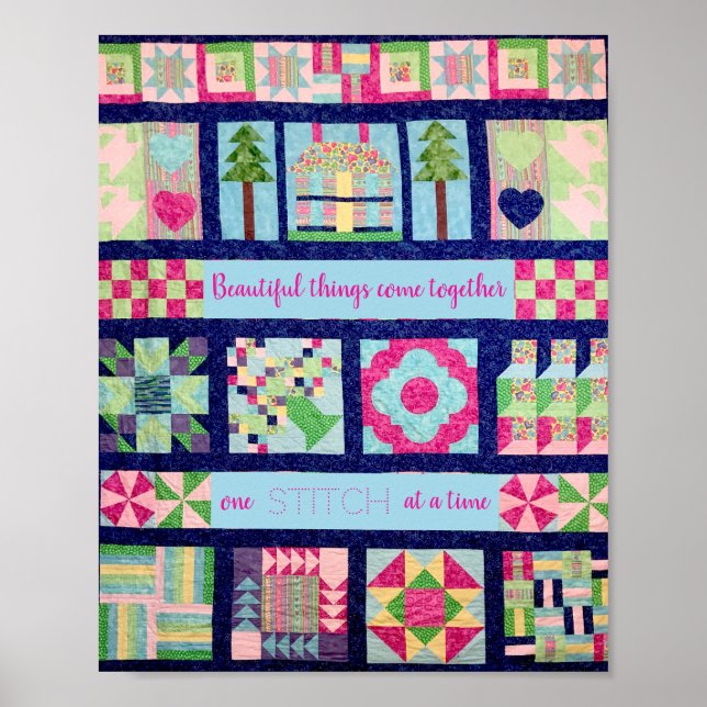 Schöne Dinge treffen sich zu einem Zeitpunkt Poster (Vorne)